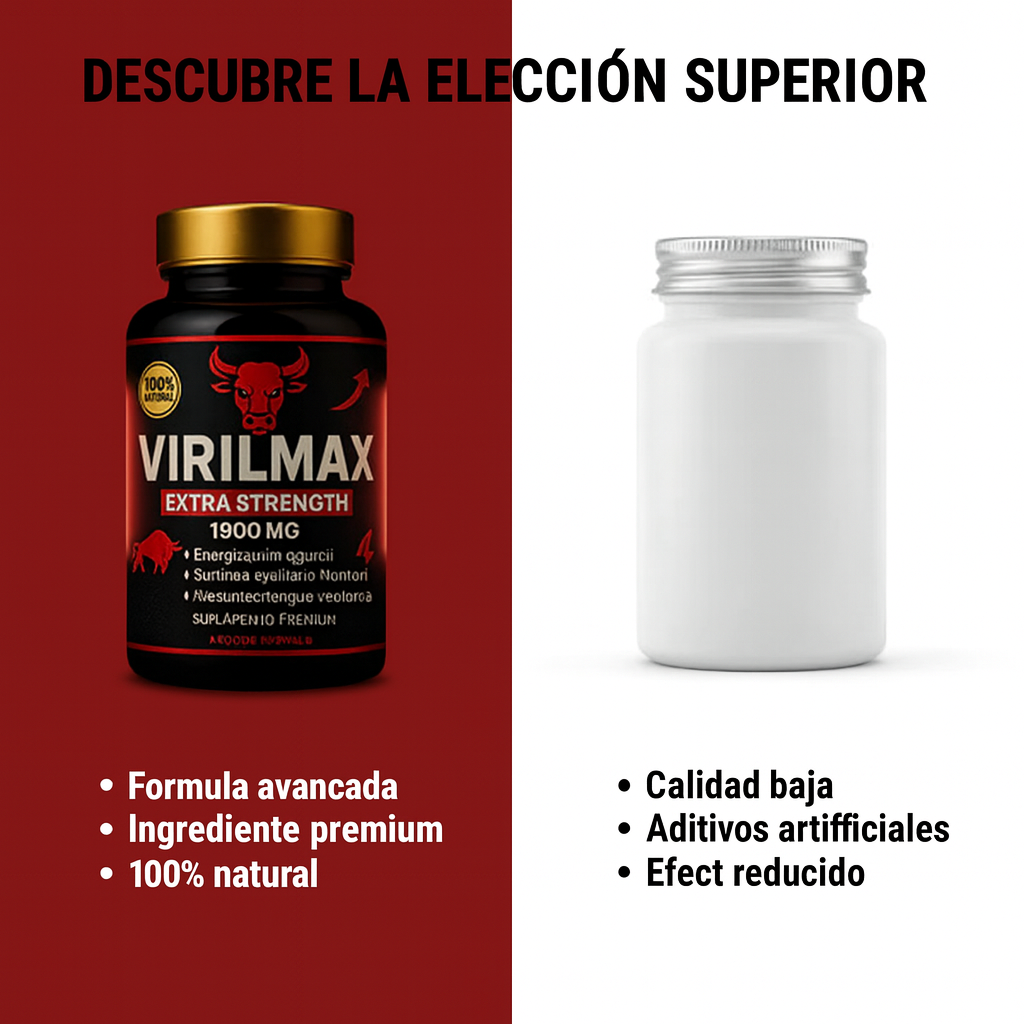 Virilmax™ – Más virilidad y rendimiento masculino. Ni tú mismo te reconocerás.