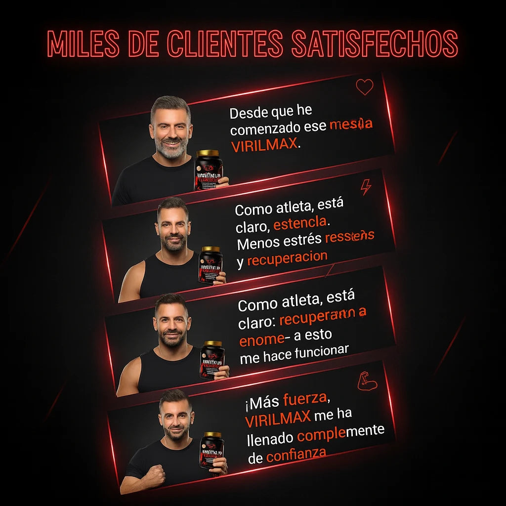 Virilmax™ – Más virilidad y rendimiento masculino. Ni tú mismo te reconocerás.